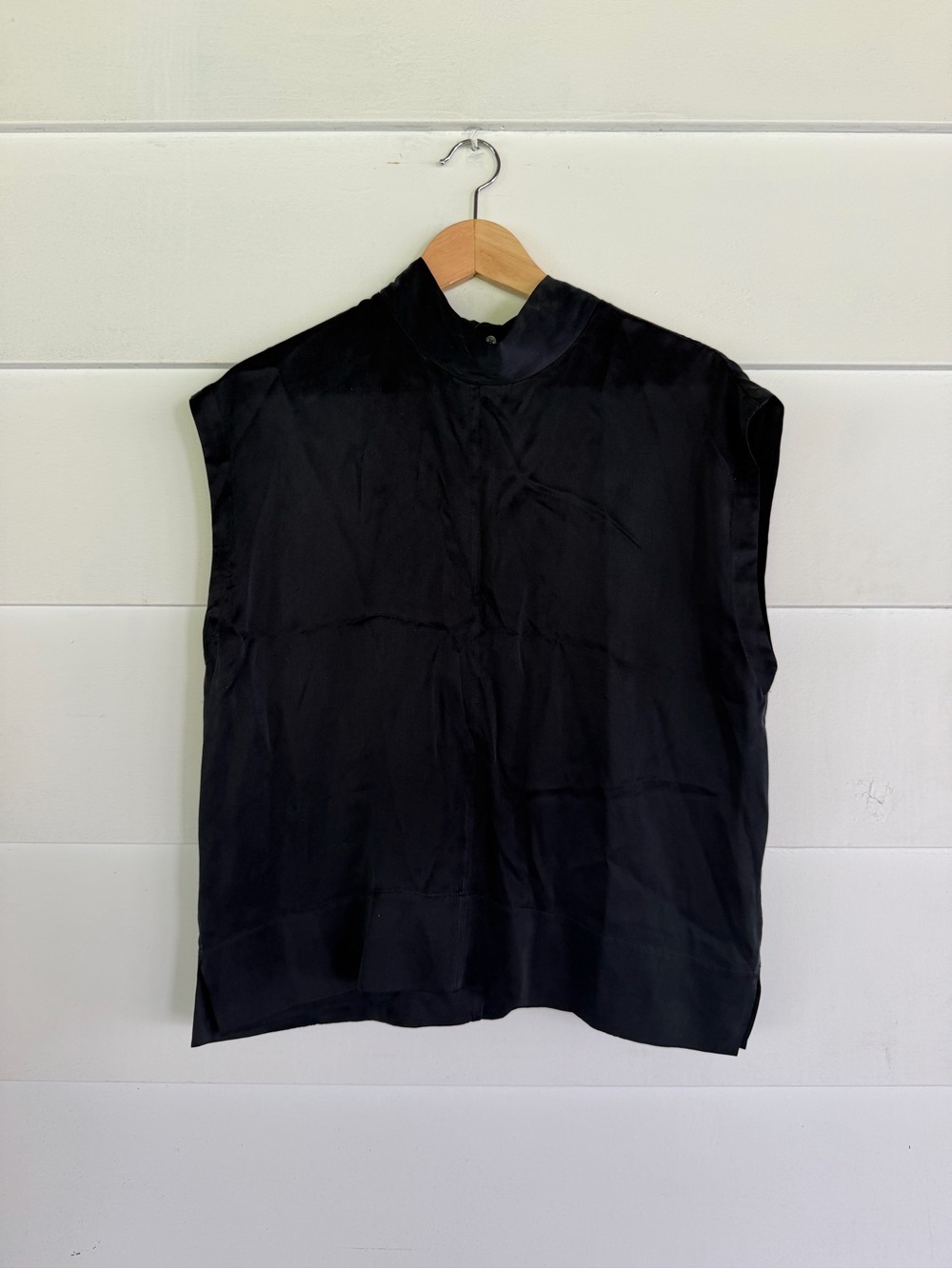 Everlane The Clean Silk Neck Tie Blouse - Picture 2 of 6